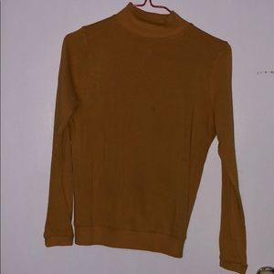Mustard turtleneck